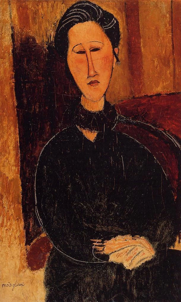 Amedeo Modigliani - 121, Ritratto di Anna (Hanka) Zabrowska